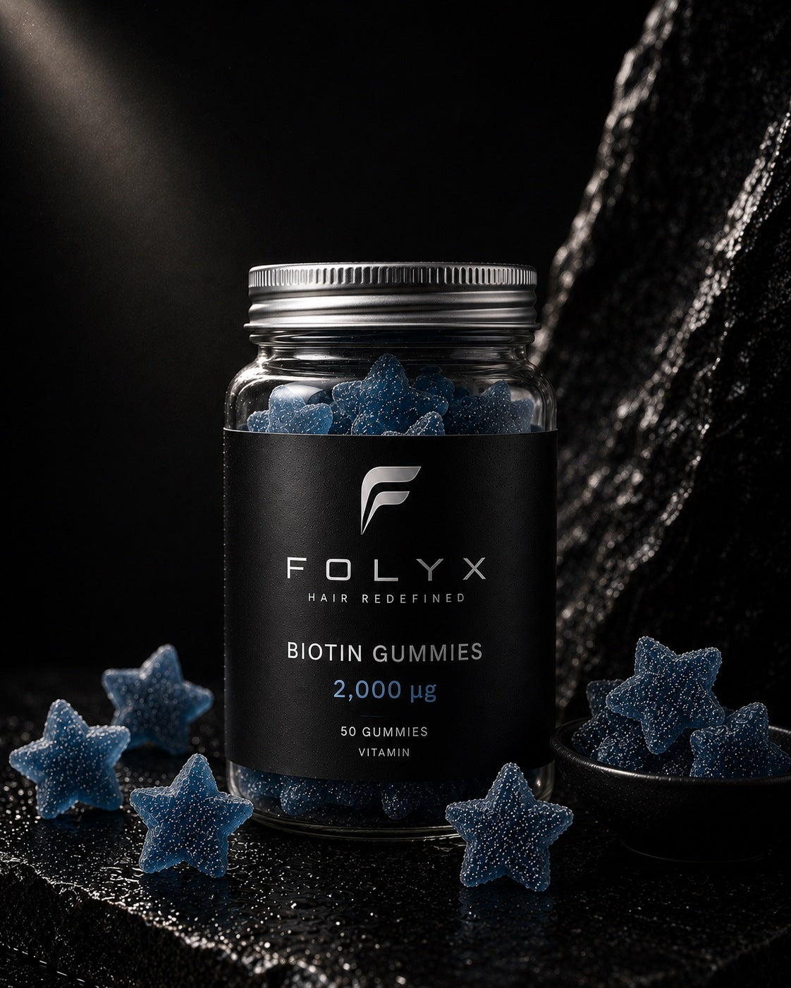 FOLYX Blue Gummies - 2,000mcg - 50 Gummies